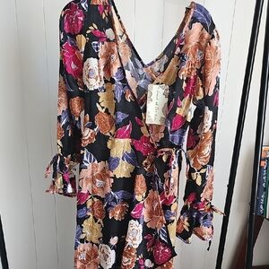 Band of the Free Vibrant Floral Dress